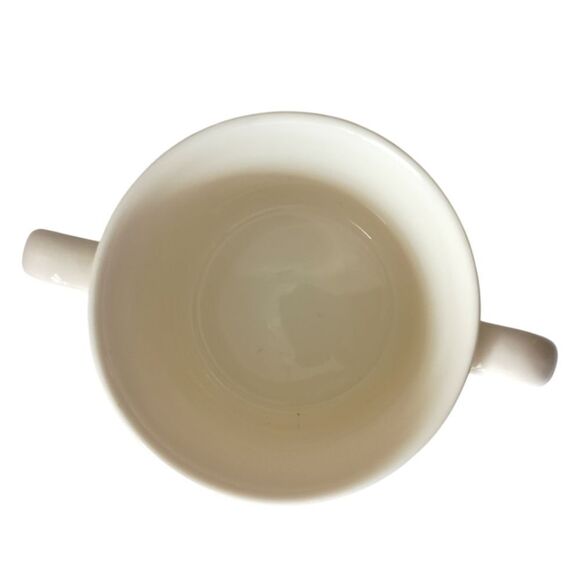 Bunnykins Hug A Mug Bunnies Blowing Bubbles NEW No Box 2 Handles ROYAL DOULTON.  - Picture 6 of 16